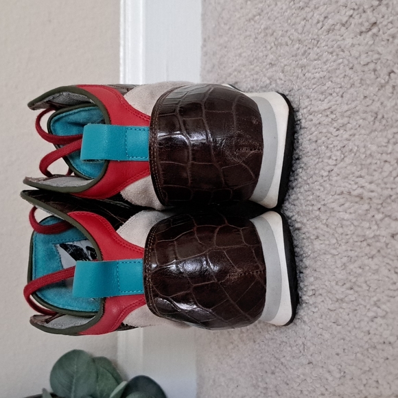 Aliveshoes $B$ CU$TOM RUNNER-BASKET HYBRID By Sacha Raeburn size 7 - Picture 8 of 14